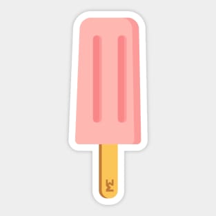 Salmon ice lolly Sticker